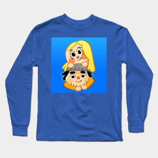 Adam and Steph - Doodle Date Long Sleeve T-Shirt